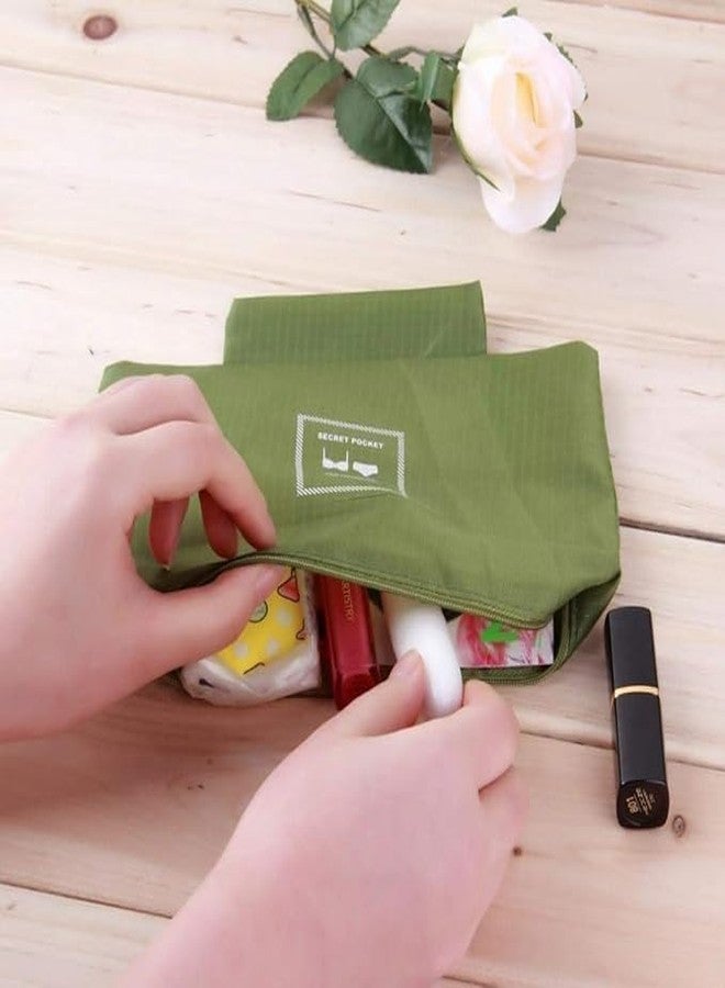 RAHU Travel Underwear Panties Bra Pouch Organizer Waterproof Personal Garment Bag Case Undergarments and Inner Wear Storage Bag, Cosmetic, Make-up Pouch for Women - Image 5