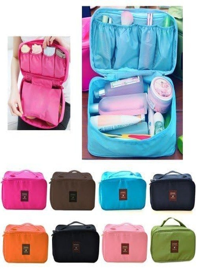 RAHU Travel Underwear Panties Bra Pouch Organizer Waterproof Personal Garment Bag Case Undergarments and Inner Wear Storage Bag, Cosmetic, Make-up Pouch for Women - Image 4