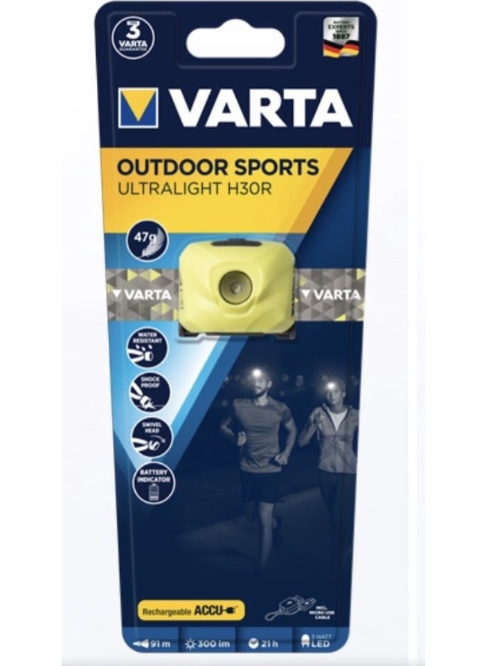 VARTA USB Rechargeable Headlamp 