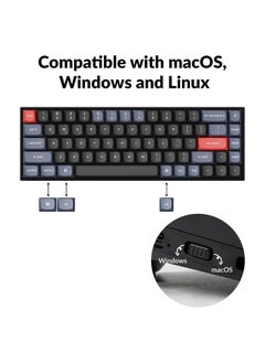 Keychron K6 Pro Wireless Custom Mechanical Keyboard, QMK/VIA Programmable Macro, Hot-Swappable Keychron K Pro Red Switch Keyboard, 65% Layout RGB Backlit Office Keyboard for Mac Windows Linux  - Image 2