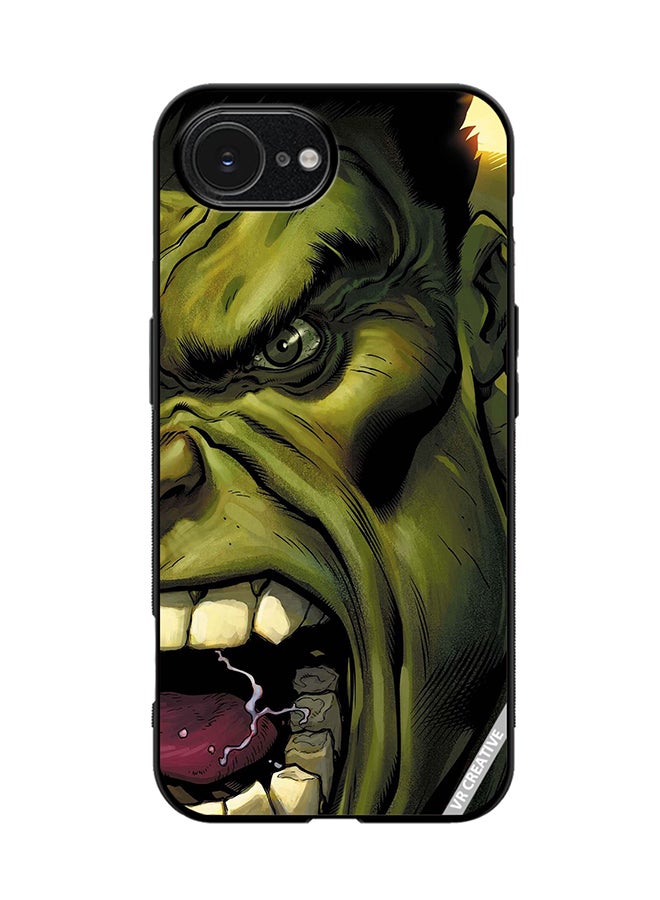 Protective Case Cover For Apple iPhone 16e Hulk Design Multicolour