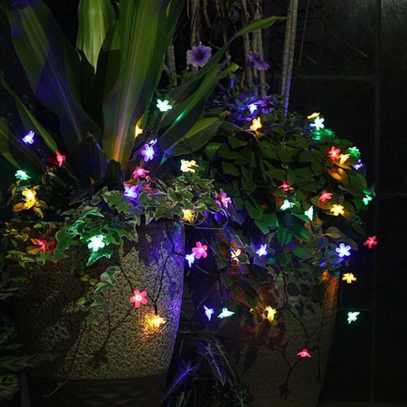 Solar String Lights 5m 20 Multicolor Leds - Intelligent Light Control Mode High Brightness Low Power Consumption for Outdoor Decorative Use - Image 5
