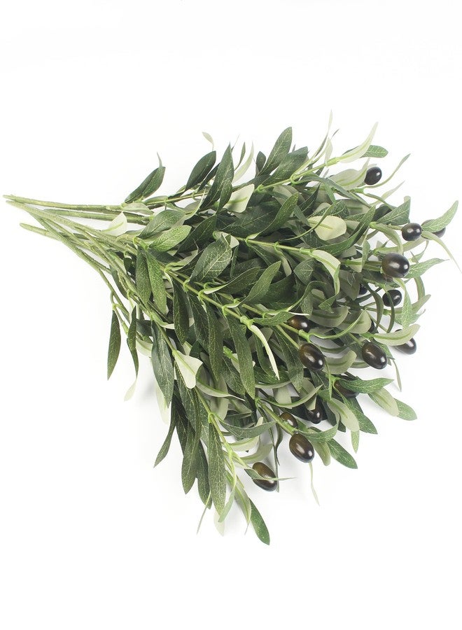 COTSEN 5 Pack 18.8 inch Artificial Olive Plants Fake Olive Silk Tree Faux Olive Plants for Wedding Party Family Indoors Decor - Image 5