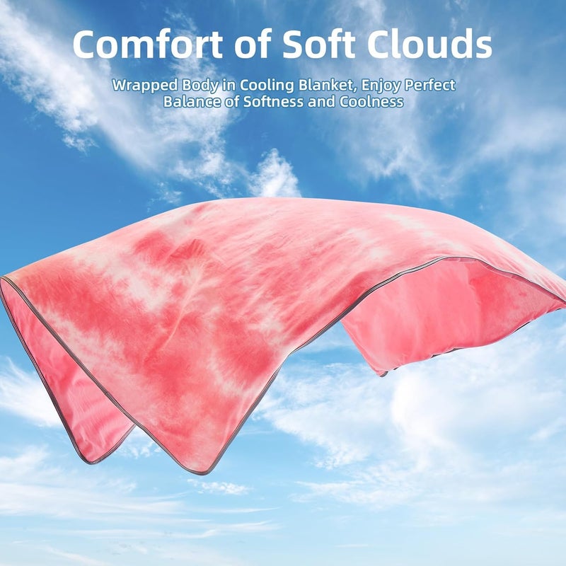 inhand Cooling Blanket King Size (60"x90"), Cooling Blankets for Hot Sleepers, Absorbs Heat to Keep Adults Cool for Summer Nights Sweats, Thin Cold Lightweight Blanket for Couch Bed, All Season Use - Image 5