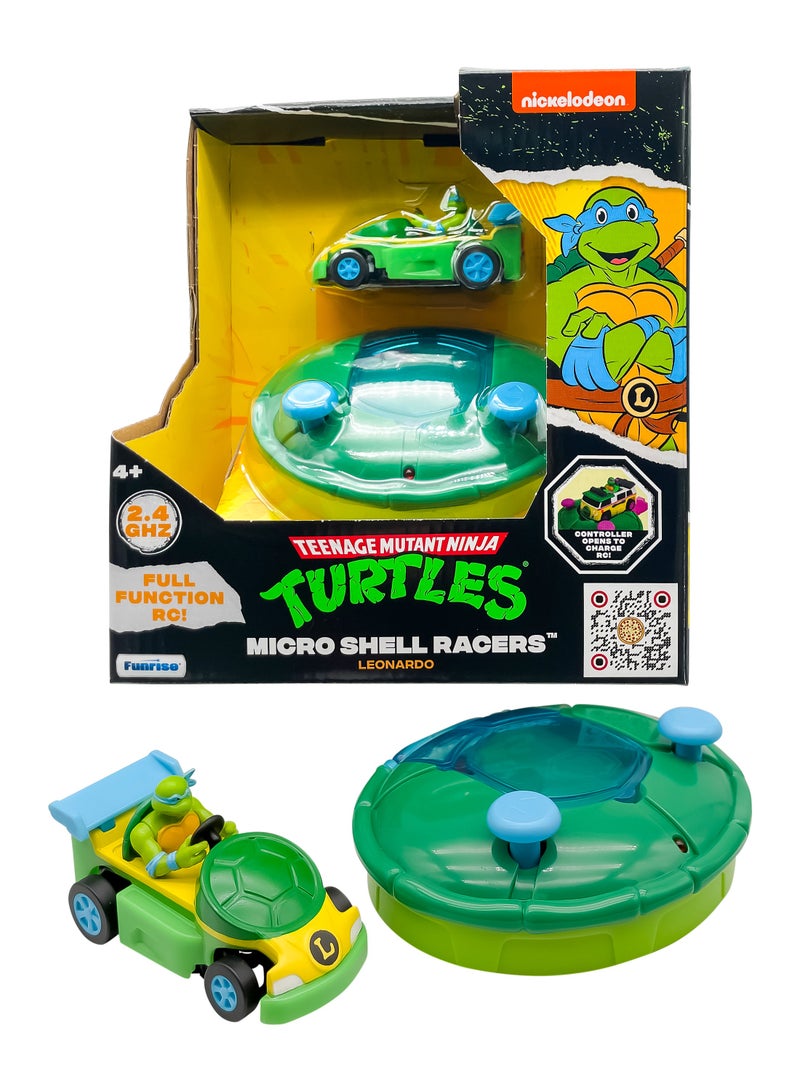 Funrise سيارات ميكرو شل المتحكم عن بعد من سلاحف النينجا المراهقين، قطعة واحدة متنوعة (قد يختلف الشخصية واللون) كل منها يباع بشكل منفصل يعمل بالبطارية | قابلة للجمع | هدية للأطفال - Image 2