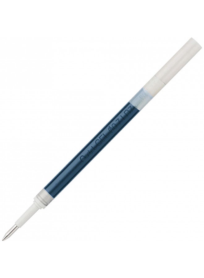 Pentel حبر إعادة تعبئة بنتل لقلم الجل السائل EnerGel BL57/BL77، 0.7 مم، طرف معدني، حبر أزرق، 1 - عبوة (LR7-C) - Image 2