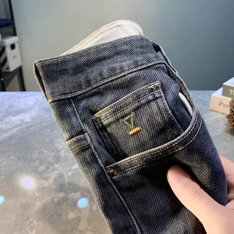 Unisex Classic Denim Jeans Loose Fit Daily Outdoor Wear - Image 2