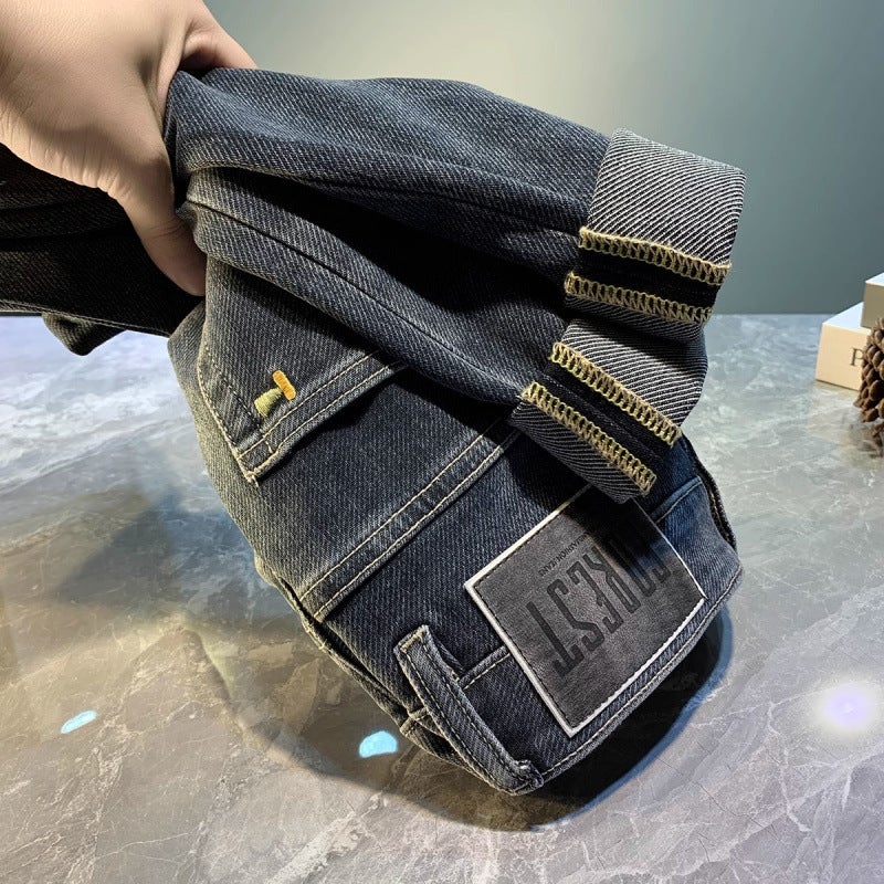 Unisex Classic Denim Jeans Loose Fit Daily Outdoor Wear - Image 5