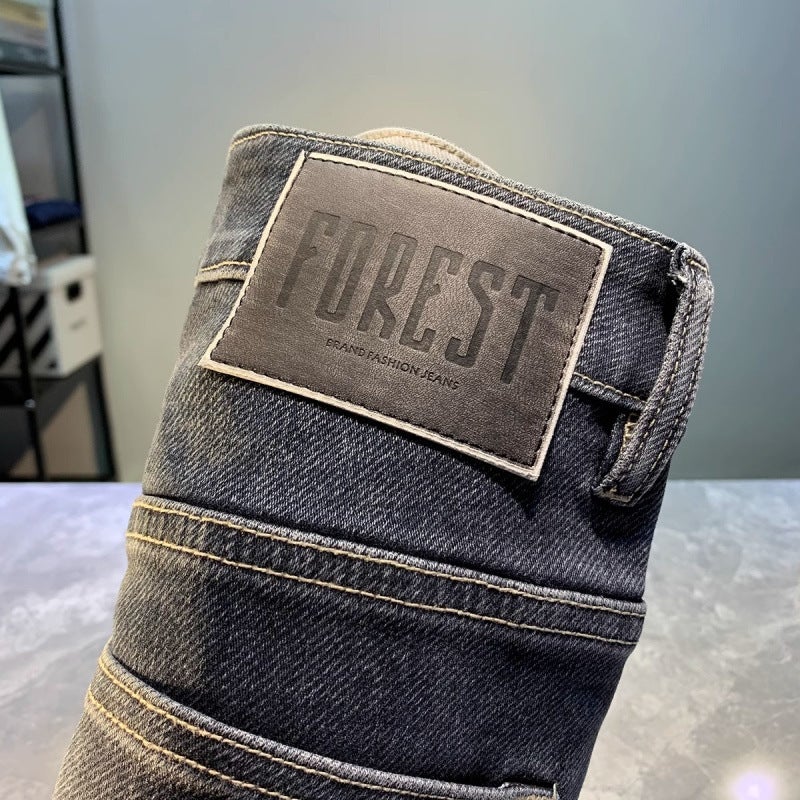 Unisex Classic Denim Jeans Loose Fit Daily Outdoor Wear - Image 4