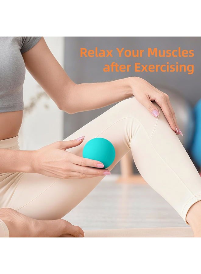 BESKAR Massage Lacrosse Balls for Myofascial Release, Trigger Point Therapy and Yoga Therapy, Foot Massage Ball to Relieve Plantar Fasciitis Green - Image 3
