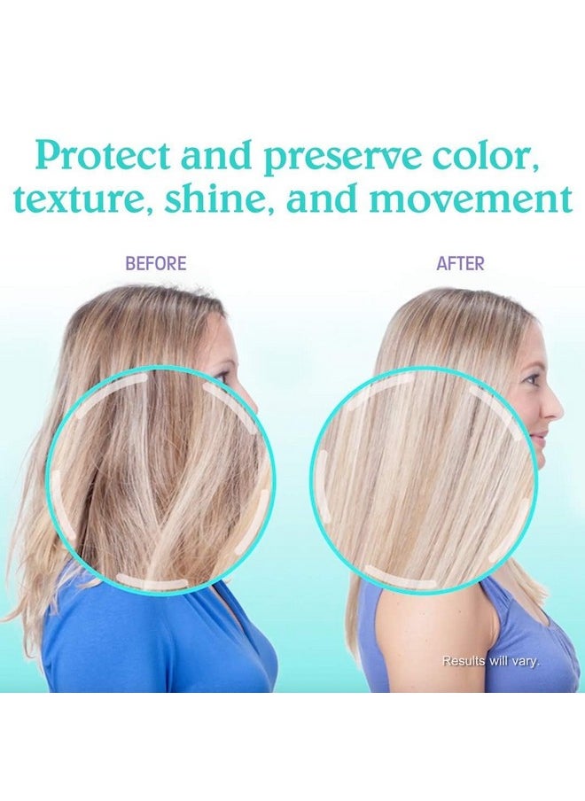 ماليبو سي مجموعة Malibu C Blondes - مجموعة شامبو وبلسم للشعر الأشقر - تحمي وتحافظ على حيوية اللون + تغذي الشعر بمركب فيتامينات معزز - عناية بالشعر خالية من الكبريتات  - Image 4