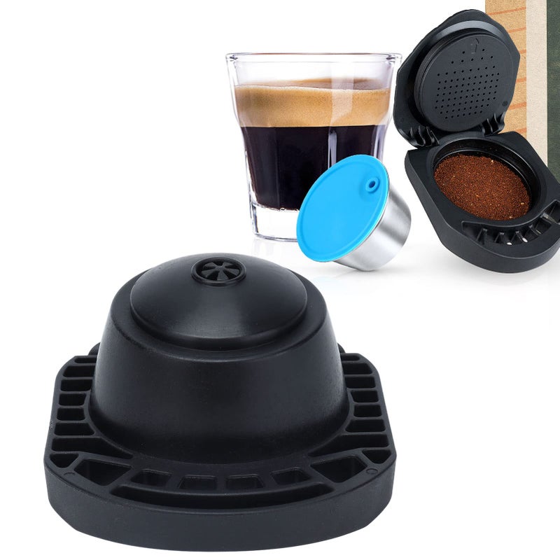 Zerodis Coffee Capsule  Black Reusable Coffee Capsule Coffee Capsule Black Reusable Coffee Capsule Filter Cup Coffee Machine Accessory for Dolce Gusto - Image 5