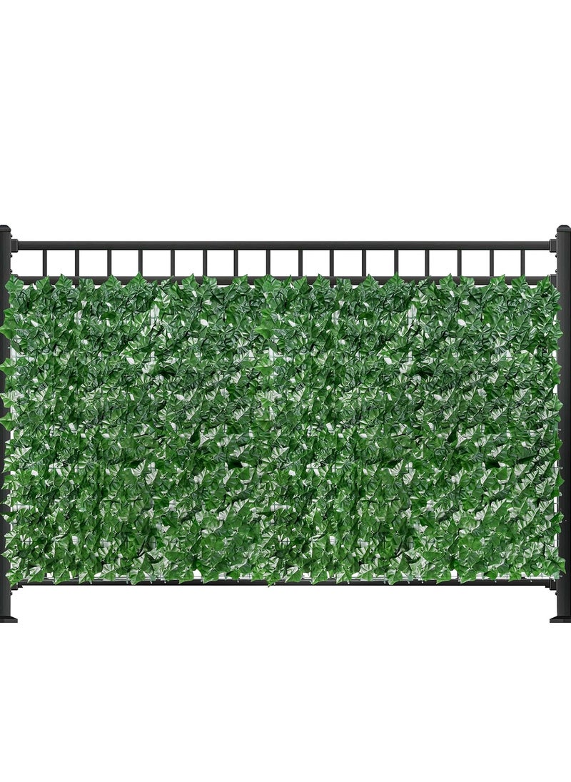 Green Fence Made Of Artificial Lleaves, 3 Meters Long , Artificial Grass