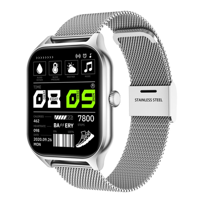 1.83 Inches Smartwatch IP67 Waterproof Sports Watch BT5.2 Intelligent Watch Fitness Tracker Multifunctional Watch Compatible with Android5.0/iOS10.0 - Image 1