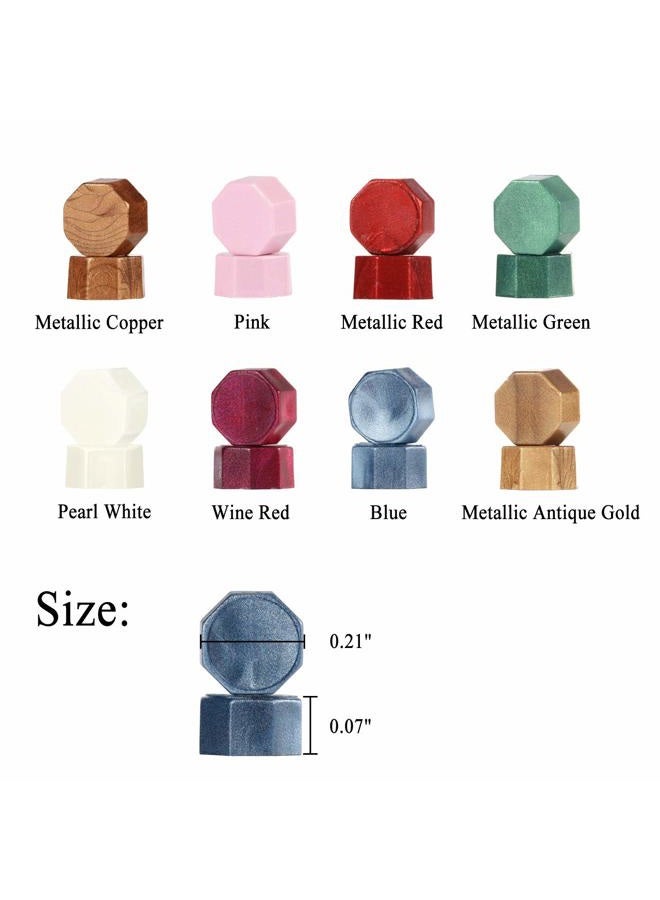 Yoption 360 Pcs Blue Sealing Wax Beads Set for Wax Seal Stamp with Candles and Melting Spoon - Image 4