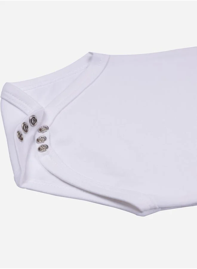 Babies Basic Pack of 3 - Solid Sleeveless Bodysuit by Styli