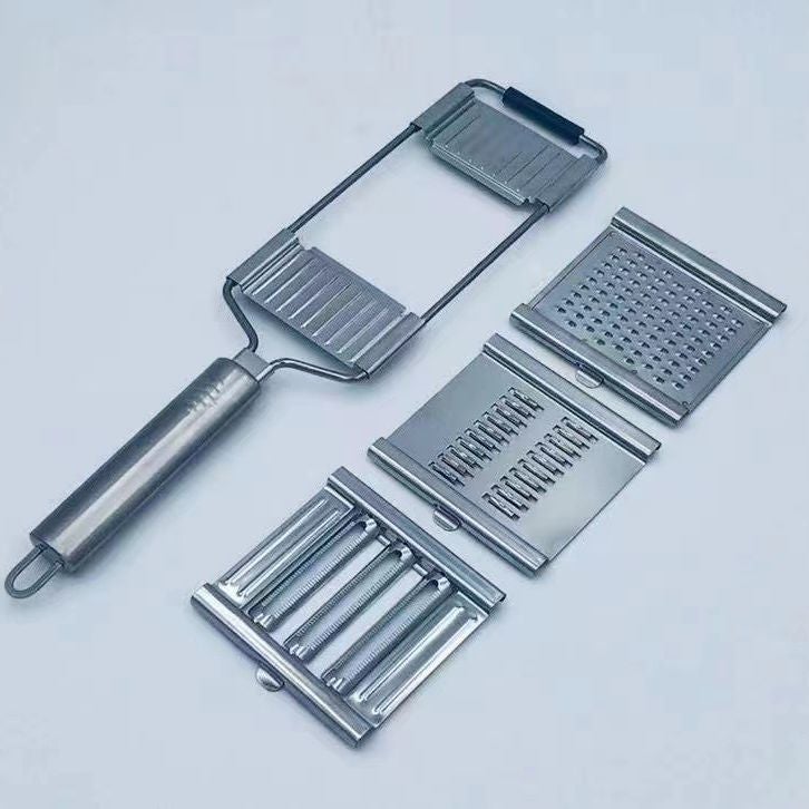 Multifunctional Vegetable Cutter, Potato Shredder, Manual Stainless Steel Grater, Kitchen Vertical Vegetable Cutter, Product - Image 4
