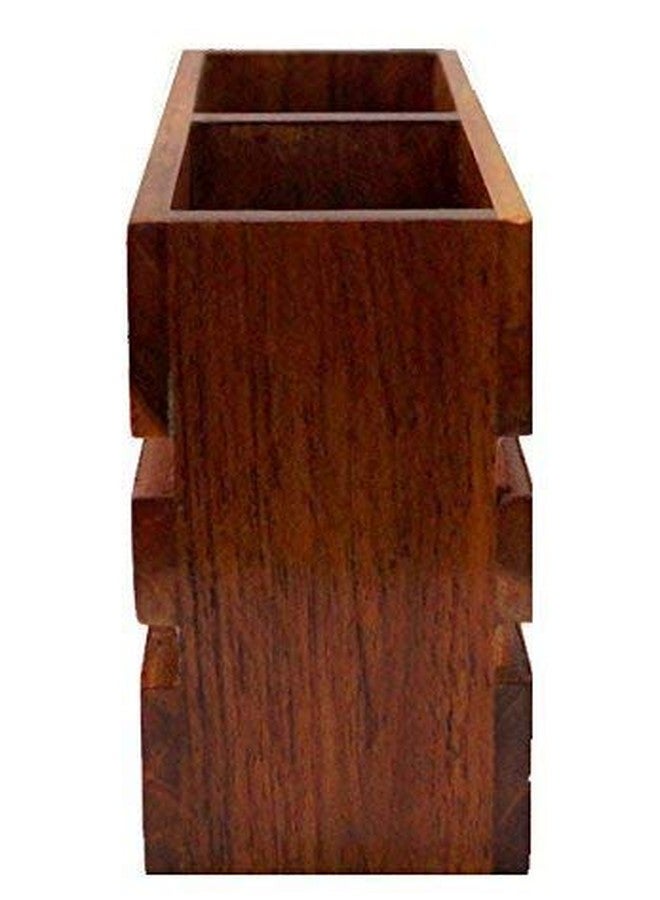 ABHI CREATION Store Wooden Holder for Home and Office/Multipurpose Rack/Office Table Organizer - Image 4