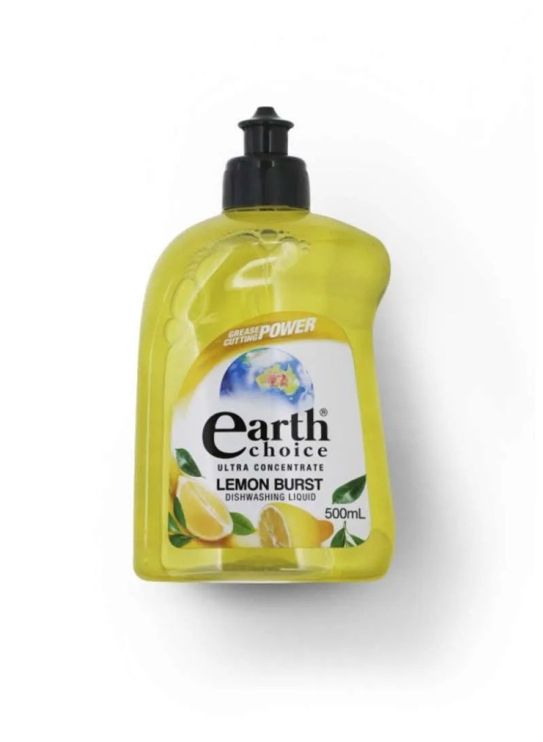 Earth Choice Lemon Burst Dishwash Concentrate 500Ml - Image 1
