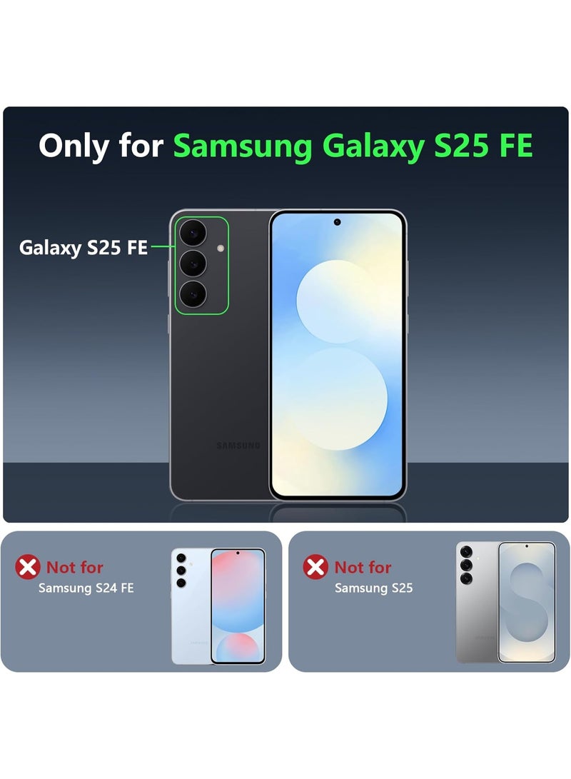 BORTONY Samsung Galaxy S25 FE Magsafe Case, Compatible with Wireless Charging, Clear Slim S25 FE Cover Anti Yellow Magnetic Phone Case for S25 FE 6.7 inch - Image 2