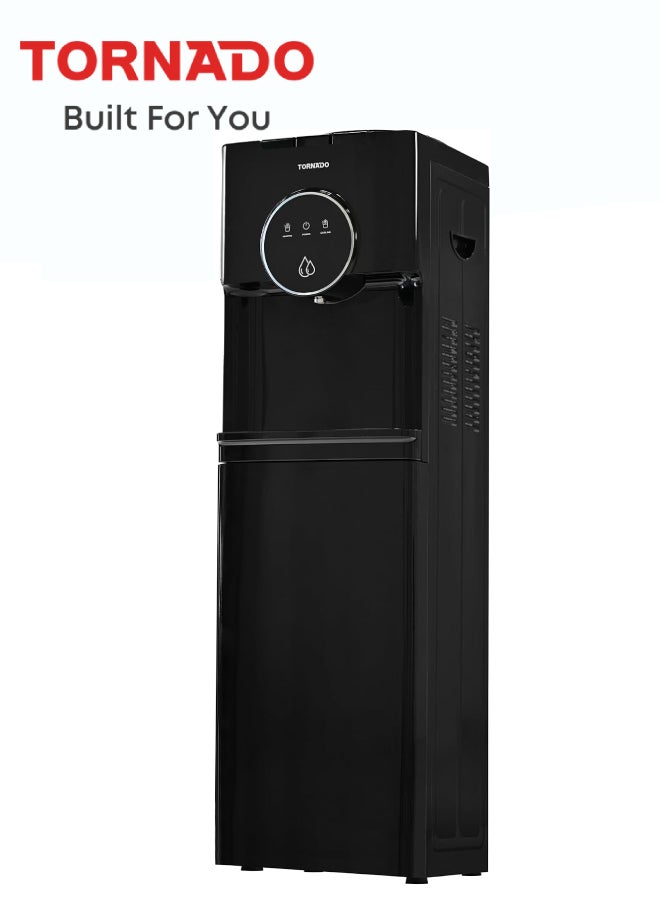 Tornado Water Dispenser Top Loading with Bottom Refrigerator Hot & Cold 3 Taps Black TWD-L3T1RE-B TWD-L3T1RE-B black - Image 4
