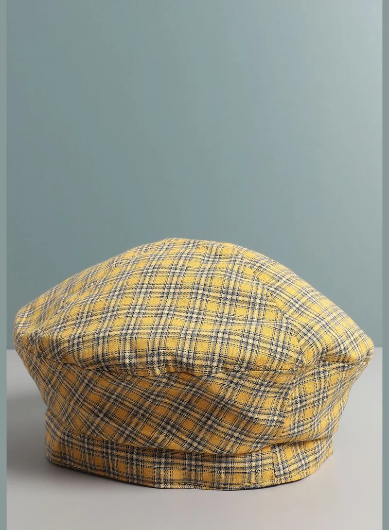 Haute Sauce Checkered Beret Cap