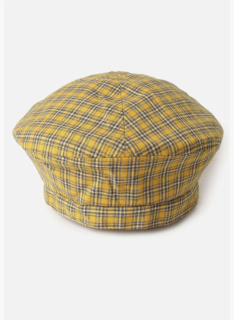 Haute Sauce Checkered Beret Cap