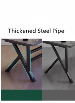 MIXDE Gaming Table,Gaming Desk,Ergonomic PC Desktop Computer Desk,Home Office Desk,Versatile Gaming and Study Solution for Modern Homes,Ideal for Students and Gamers, Spacious and Functional，Black  - Image 4