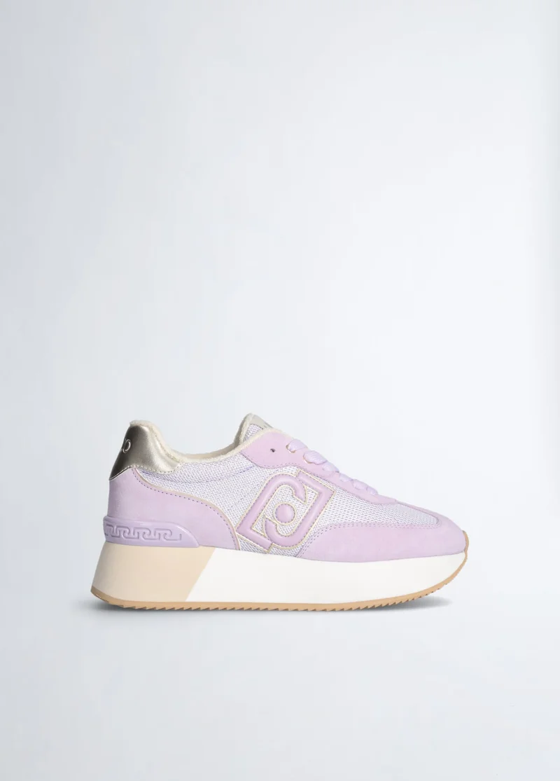 ليو جو Brighty mesh platform sneakers