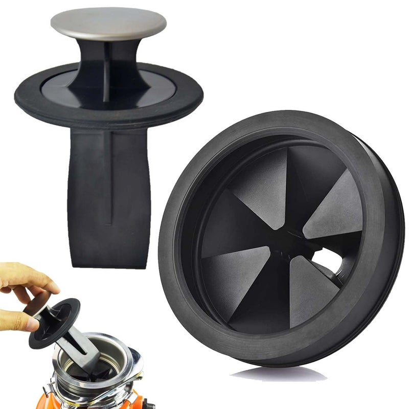 2 in 1 3 18 Inch Garbage Disposal Sink Baffle Splash Guard and Garbage Disposal Scraper Disposal Quiet Cover Splash Guard Quiet Collar Sink Baffle for Moen Waste King Whirlaway GE Disposer