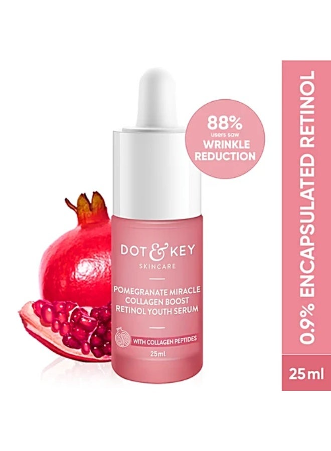 دوت آند كي سيروم دوت آند كي بالرمان والريتينول المضاد للشيخوخة للوجه | يعزز الكولاجين، يقلل الخطوط الدقيقة والتجاعيد | للبشرة الناضجة والمختلطة والجافة، يحارب علامات الشيخوخة، 25 مل - Image 1