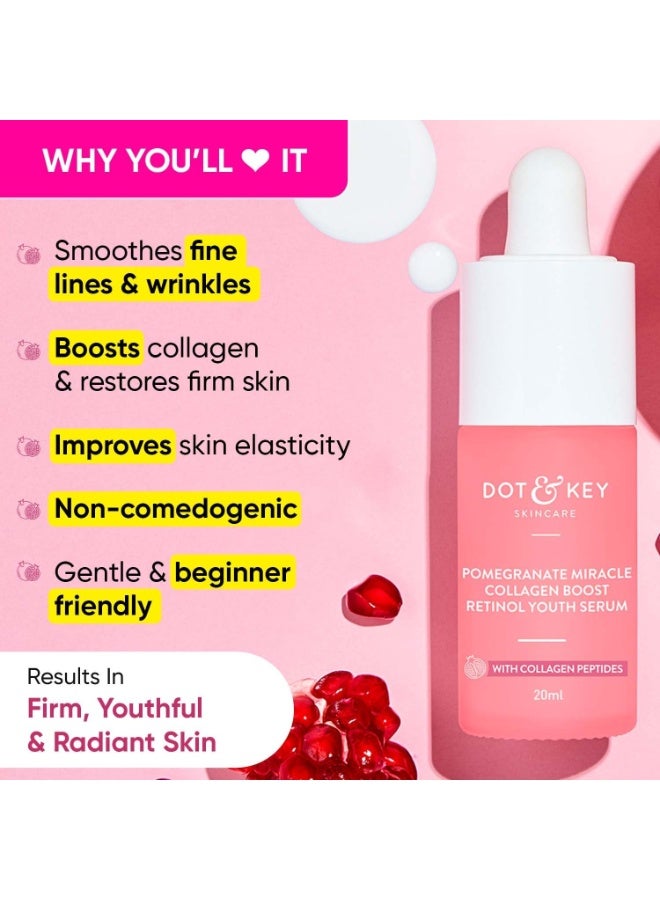 دوت آند كي سيروم دوت آند كي بالرمان والريتينول المضاد للشيخوخة للوجه | يعزز الكولاجين، يقلل الخطوط الدقيقة والتجاعيد | للبشرة الناضجة والمختلطة والجافة، يحارب علامات الشيخوخة، 25 مل - Image 2