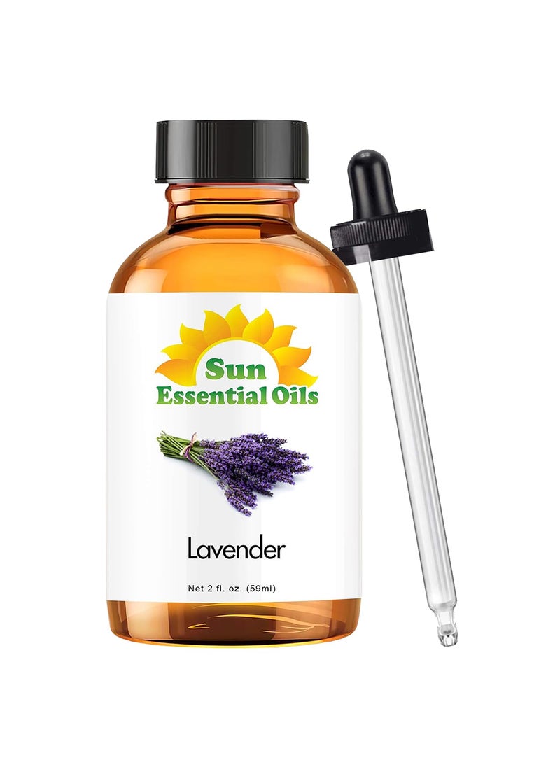 Sun Essential Oils Sun Essential Oils Lavender Aromatherapy Oil 16oz for Diffuser, Relaxation, Soap & Candle Making, Bulk  - Image 1