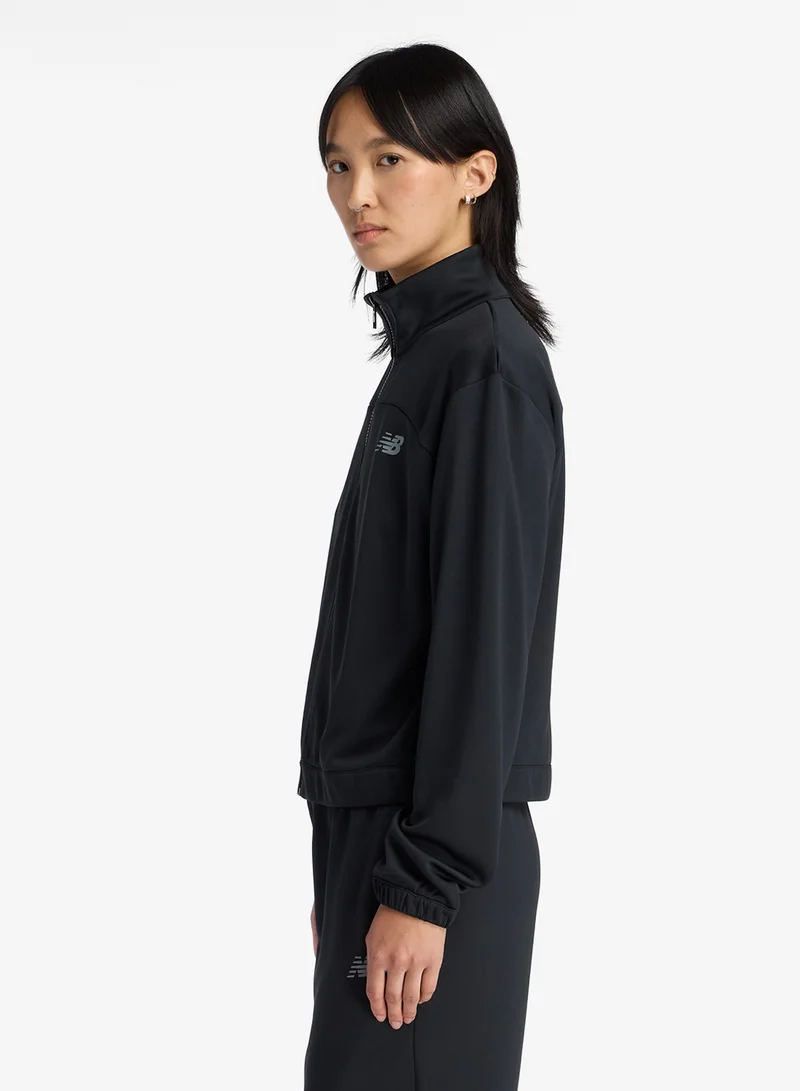 New Balance BLACK (BK) Double Knitted Jacket for Women | Best Price UAE