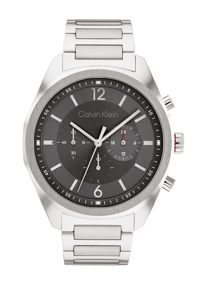 CALVIN KLEIN ساعة يد كرونوغراف للرجال ستانلس ستيل دائرية الشكل - 25200264 - 45 ملم - Image 1