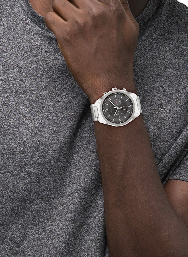 CALVIN KLEIN ساعة يد كرونوغراف للرجال ستانلس ستيل دائرية الشكل - 25200264 - 45 ملم - Image 4
