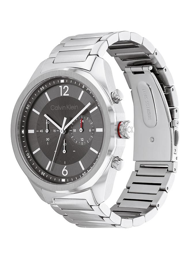 CALVIN KLEIN ساعة يد كرونوغراف للرجال ستانلس ستيل دائرية الشكل - 25200264 - 45 ملم - Image 2