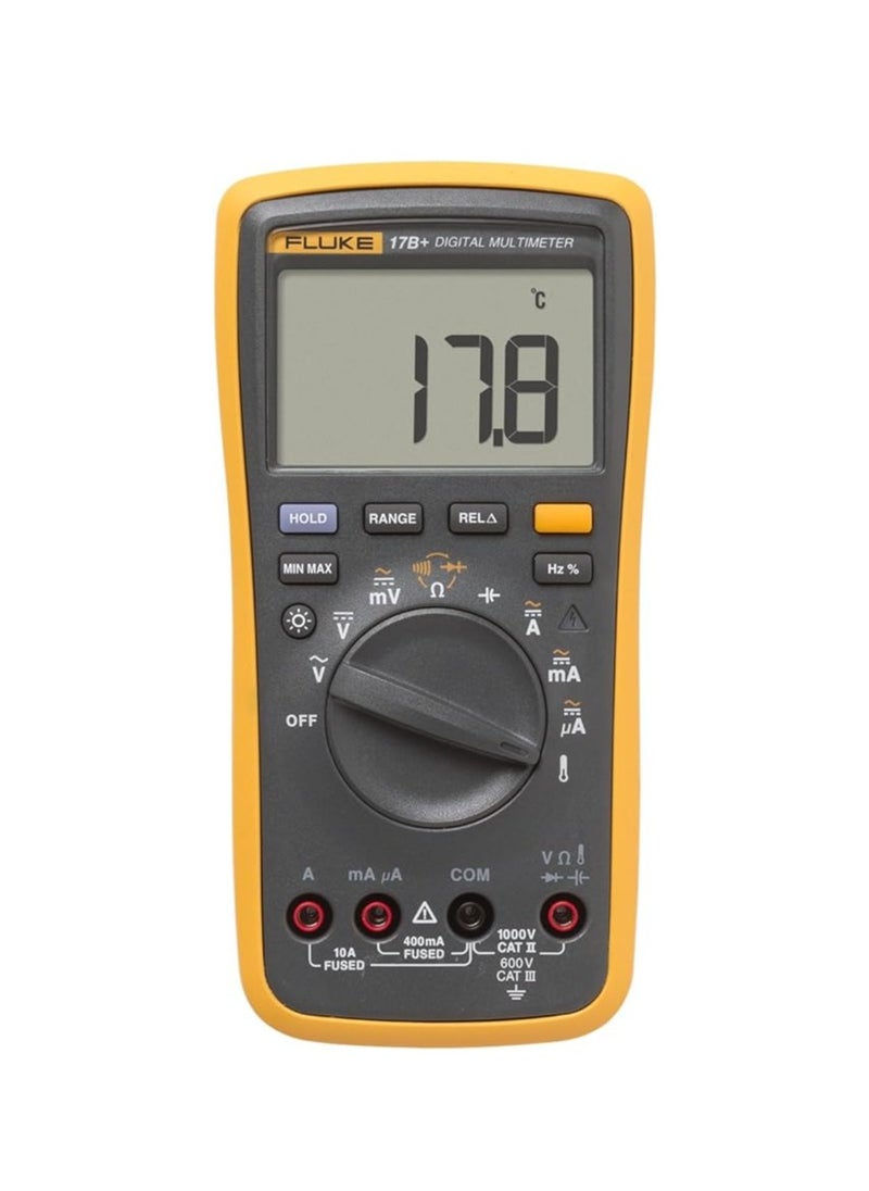 FLUKE Fluke 17B+ IN CATIII Digital Multimeter,4404231 
