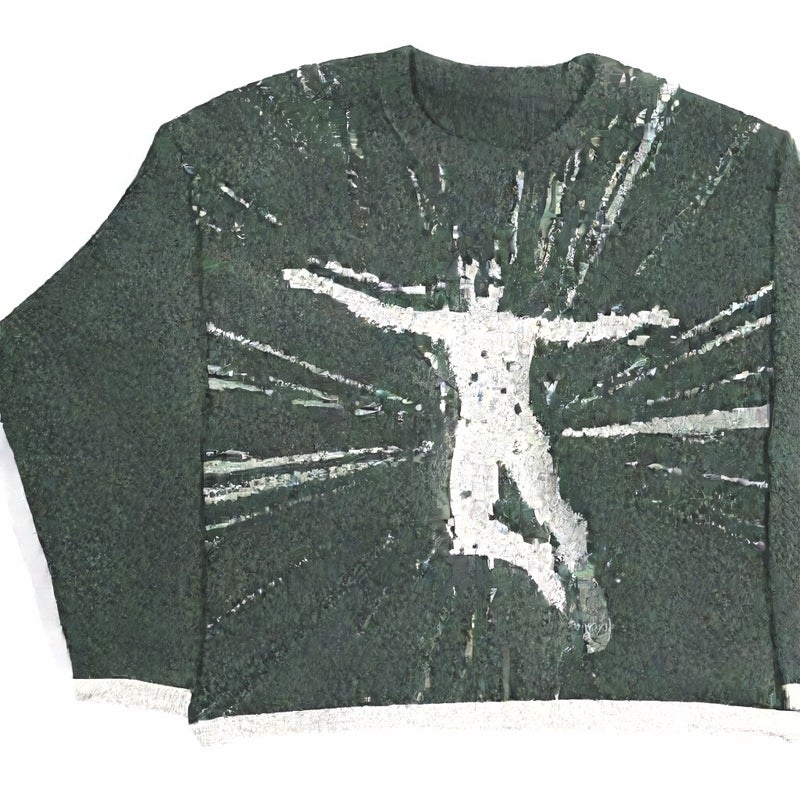 Retro Sweater Knit Cardigan Loose Fit Pullover - Image 4