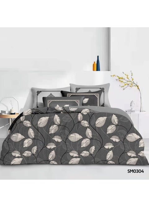 4 Pieces compressed summer quilt set Single Size 220x160cm pure cotton filled polyester fabric soft comforter Bedding Set for All Season