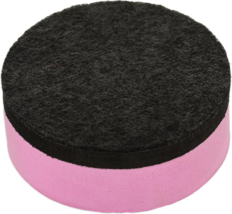 ARTLINE Magnetic White Board Eraser with Smiley Face Design - Light Pink, Round Shape (5.50x5.50x2.15cm) - Image 3