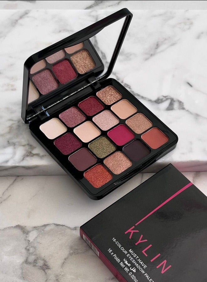 KELYNN Kylin eye shadow 16 colors Resistance 01 for an attractive and fresh look - Image 2