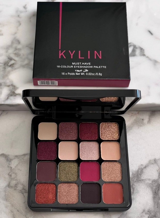 KELYNN Kylin eye shadow 16 colors Resistance 01 for an attractive and fresh look - Image 3