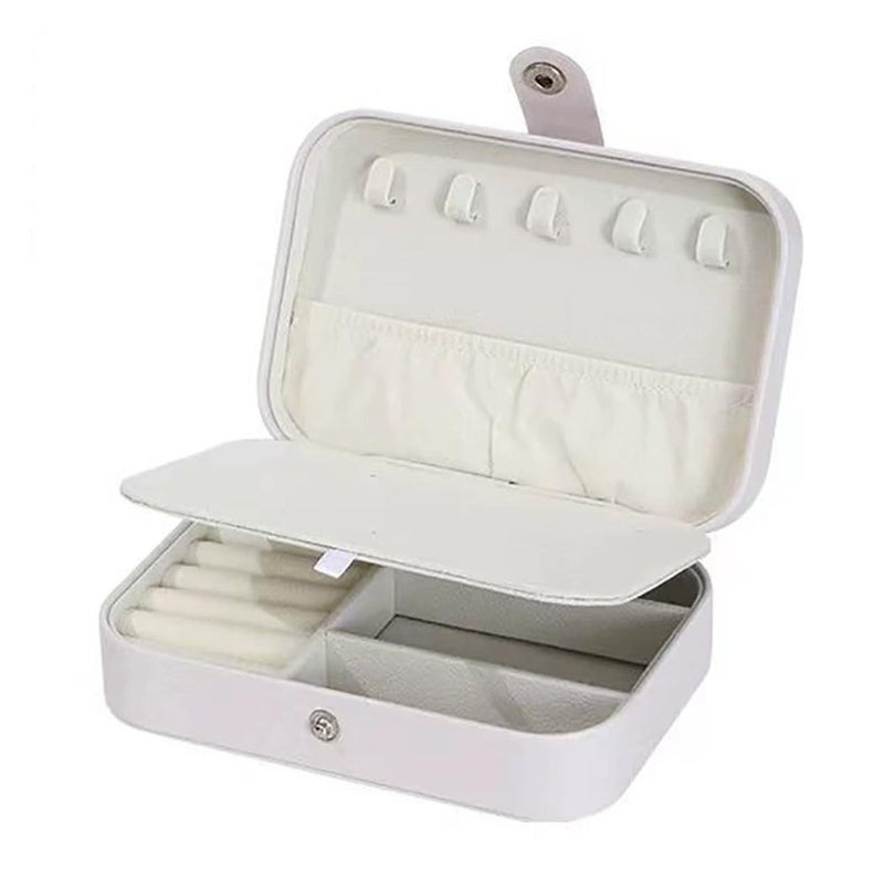 Portable jewelry travel jewelry storage box, earrings, necklaces, bracelets, and other jewelry; small, easy to carry, and anti-oxidation. - Image 2