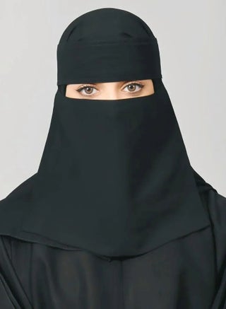 One short elastic niqab with tie closure - pzsku/Z1C00F65581C9CC6251BBZ/45/_/1733154658/090d5199-55cf-4cdb-8faf-8647c4062e30