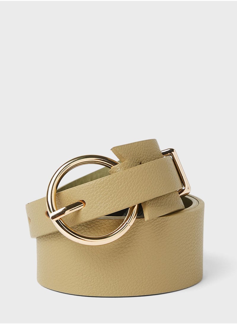 MANGO Round Buckle Belt  - Image 1