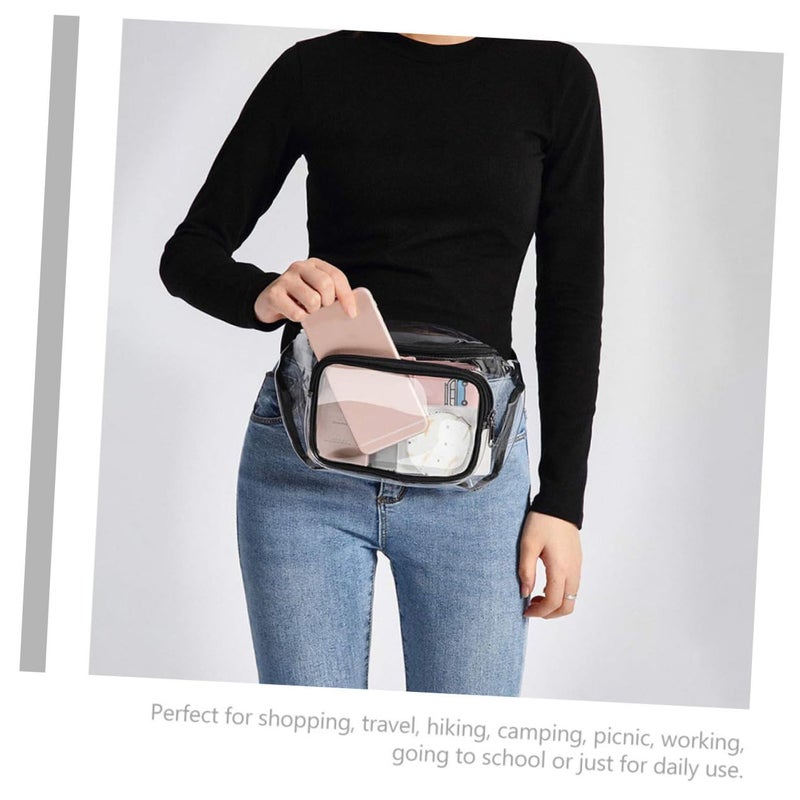 Portable Waist Chest Pouch For Running Cycling Outdoor Unisex Phone Essentials Storage Black - Image 3