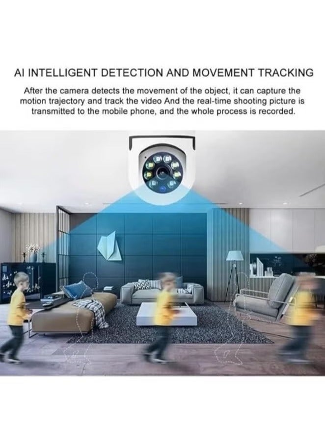 TIGER 2Pcs Light Bulb Security Camera – 1080P WiFi Camera with 2.4GHz & 5G Connectivity – Indoor & Outdoor Use – E27 Light Socket Security Camera – 360° Rotation, Full Color Day and Night – Smart Home Security Surveillance Cameras - Image 3