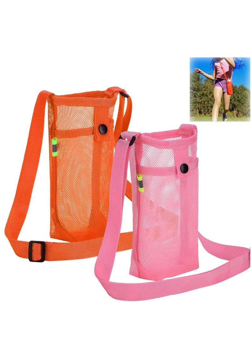 SYOSI Water Bottle Holder Water Bottle Carrier with Adjustable Shoulder Strap Beach Bottle Bag Water Bottle Sling Dog Water Bottle Sleeve for Sports Gym Hiking Camping Walking - Image 1