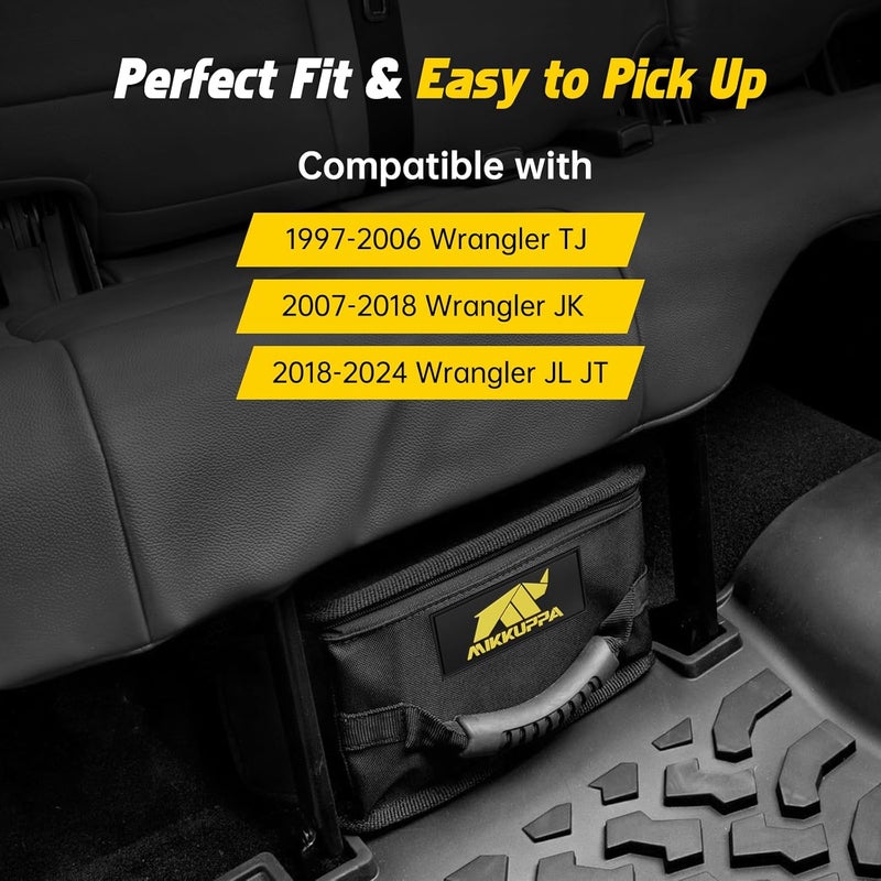 MIKKUPPA Under Seat Storage Organizer for Jeep Wrangler JK JL JLU Gladiator JT (2007-2024) - Image 3